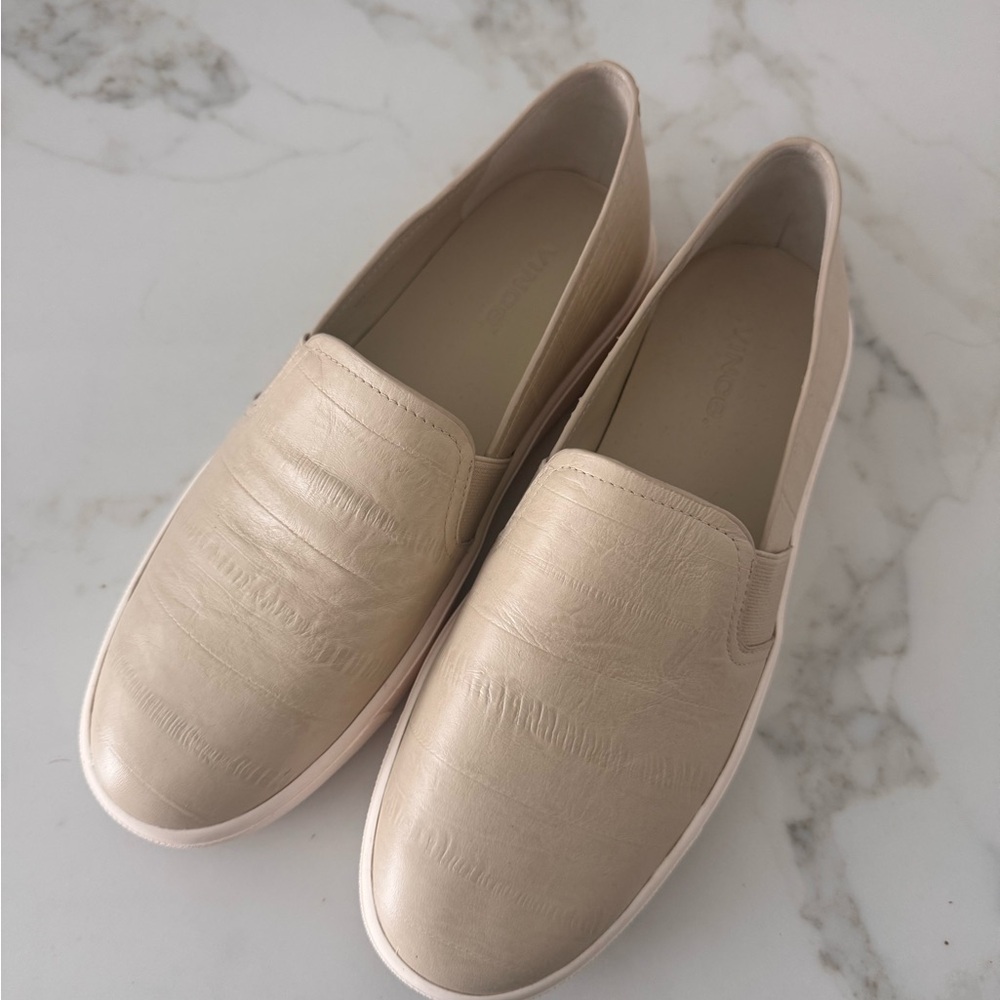 Vince Women's Cream Slip-On Shoes